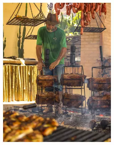 Churrasco de chão