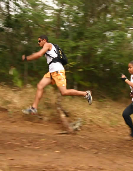 Atividade de team building no CTE da Gamela